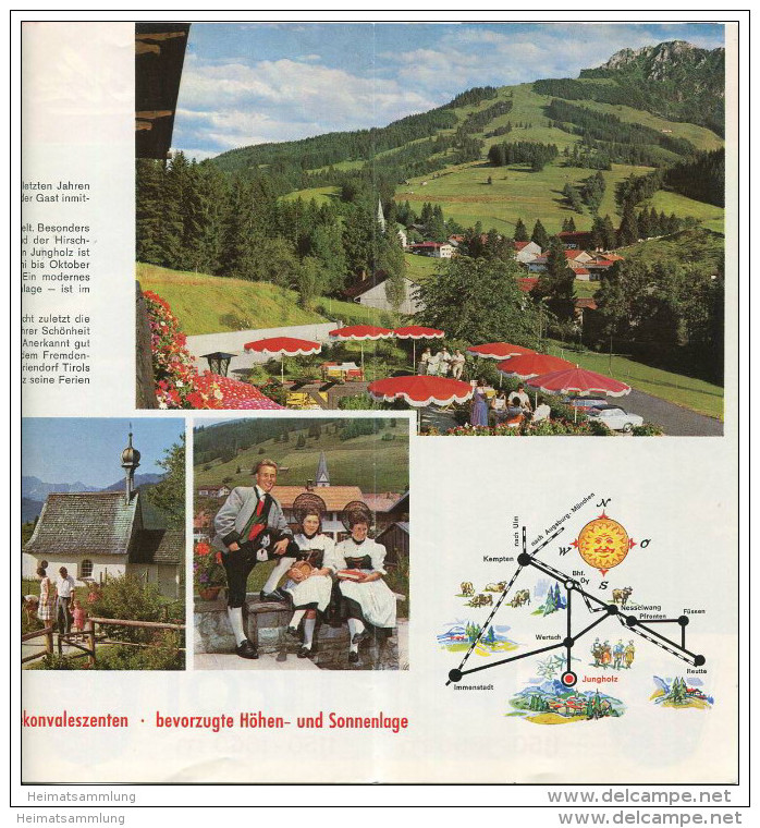 Jungholz - Faltblatt Mit 10 Abbildungen - Wohnungsliste 1973 - Oostenrijk