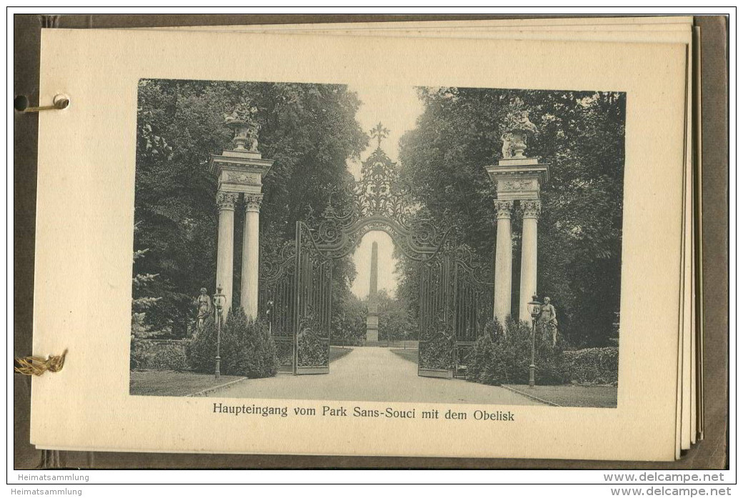 Potsdam Ca. 1910 - Sans-Souci - Sanssouci 10 Einzelne Bilder 13cm X 20cm - U. A. Haupteingang - Schloss - Voltaire-Zimme - Brandebourg