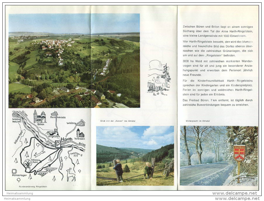 Harth-Ringelstein 70er Jahre - Faltblatt Mit 7 Abbildungen - Rhénanie-du-Nord-Westphalie