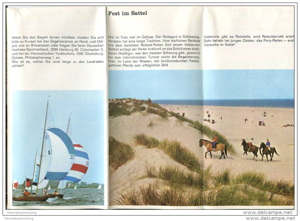 Schleswig-Holstein - Faltblatt 1967 Mit 12 Abbildungen - Schleswig-Holstein