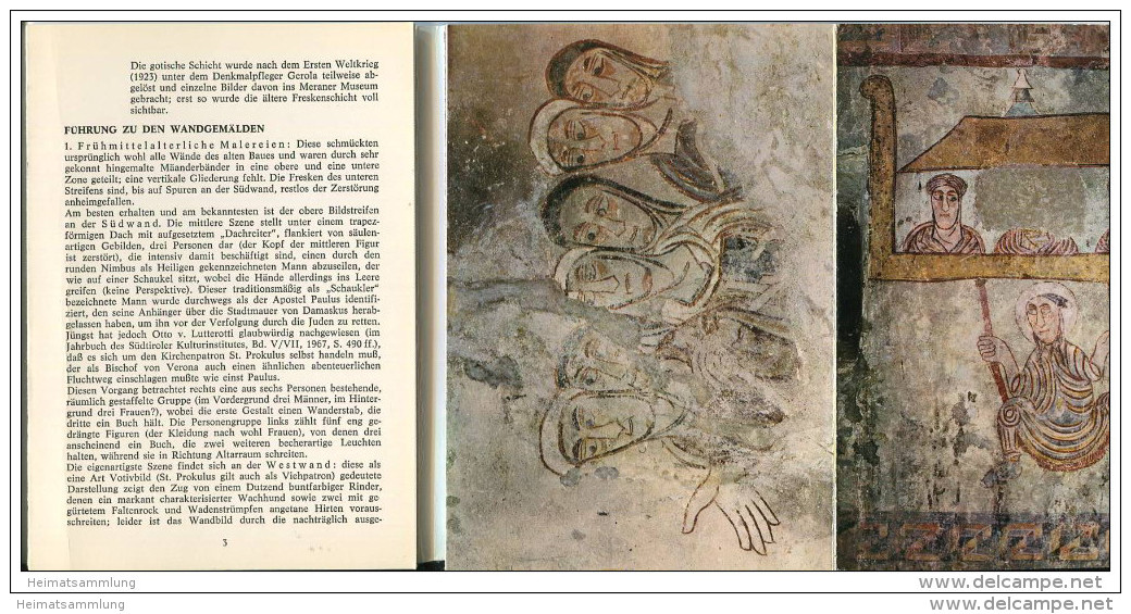 Italien - St. Prokulus In Naturns - Leporello Mit 10 Farbaufnahmen In Postkartengrösse - 2. Auflage 1974 - Art