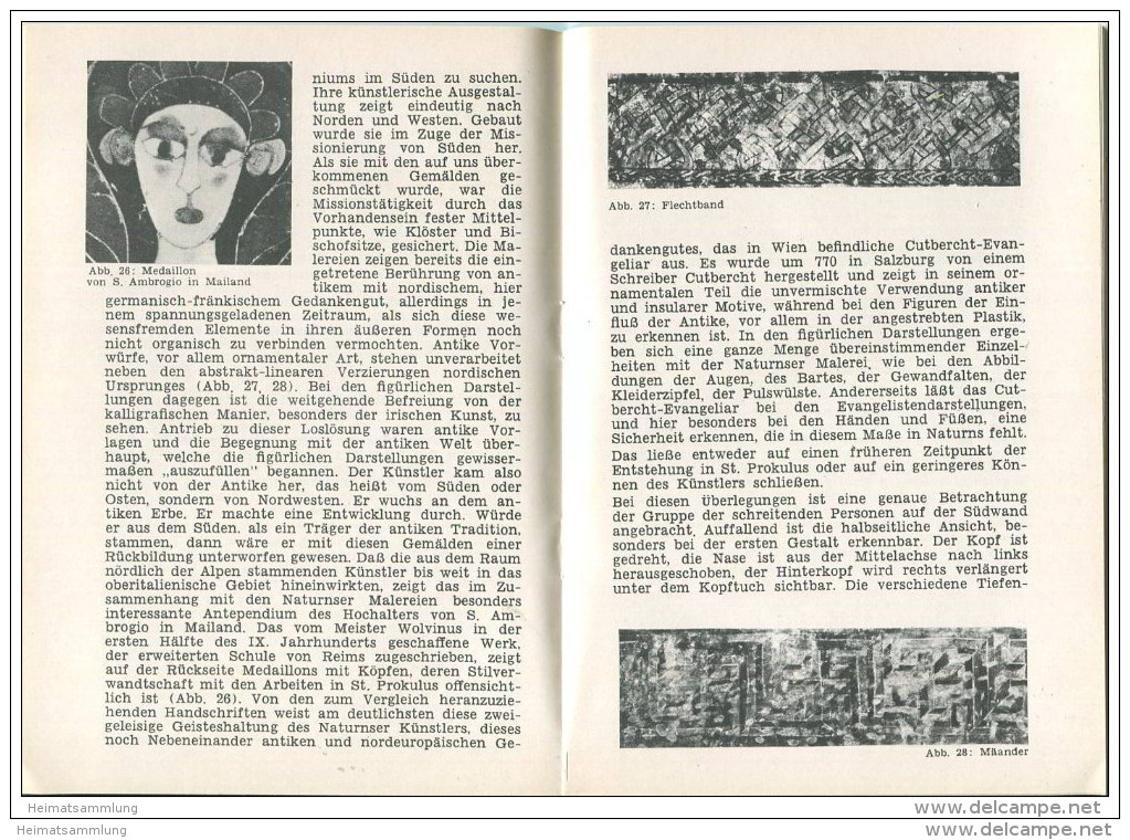 Italien - St. Prokulus Bei Naturns - 48 Seiten Mit 50 Abbildungen 1959 - Arte