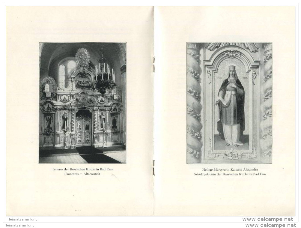 Russische Kirche Bad Ems - 12 Seiten Mit 4 Abbildungen - Verlag Heil Druck Bad Ems - Art