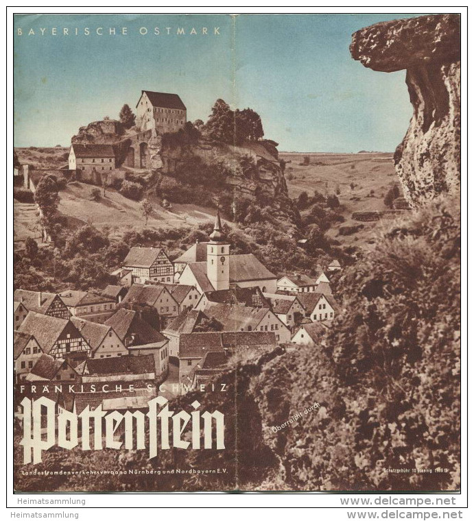 Pottenstein 1939 - 8 Seiten Mit 10 Abbildungen - Baviera