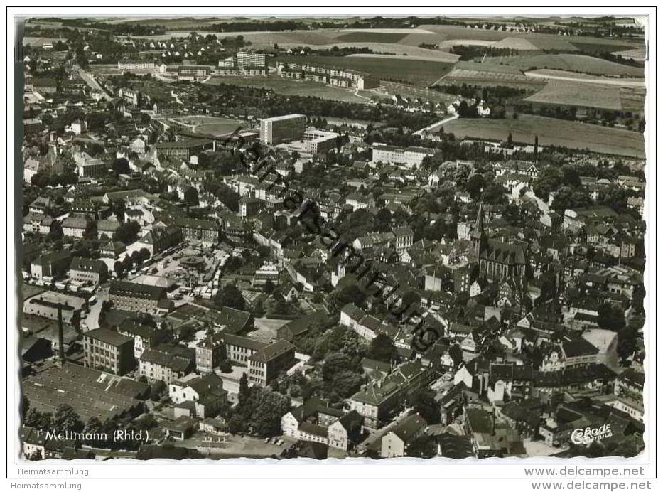 Mettmann - Fliegeraufnahme - Foto-AK-Grossformat - Mettmann