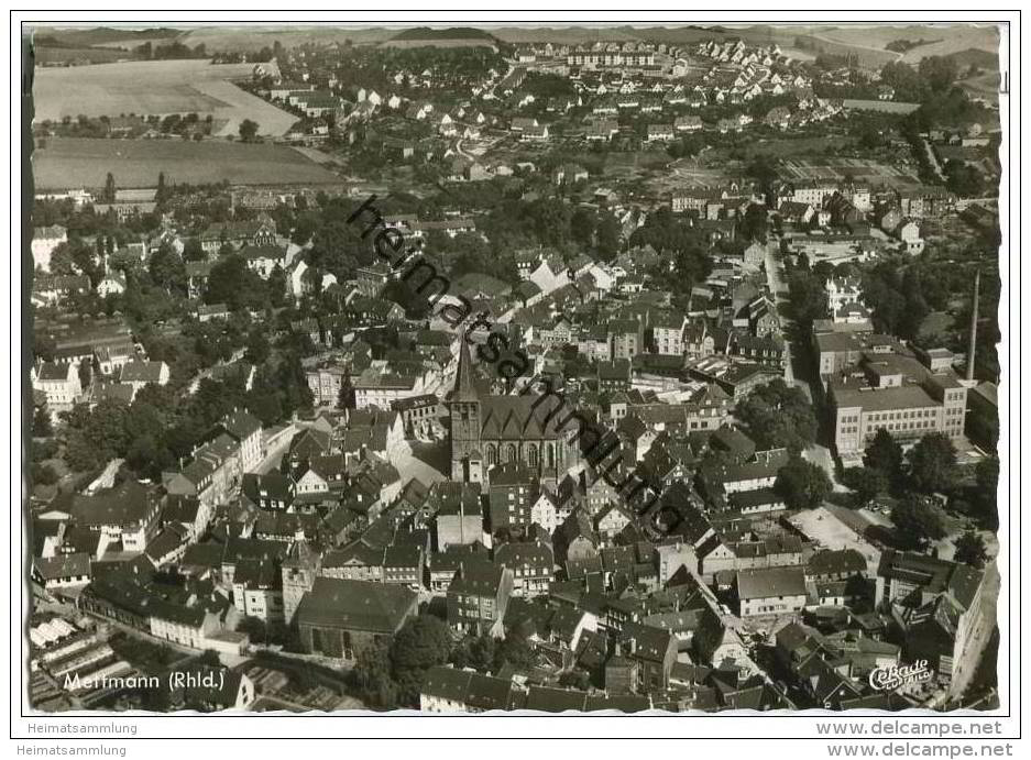 Mettmann - Fliegeraufnahme - Foto-AK-Grossformat - Mettmann