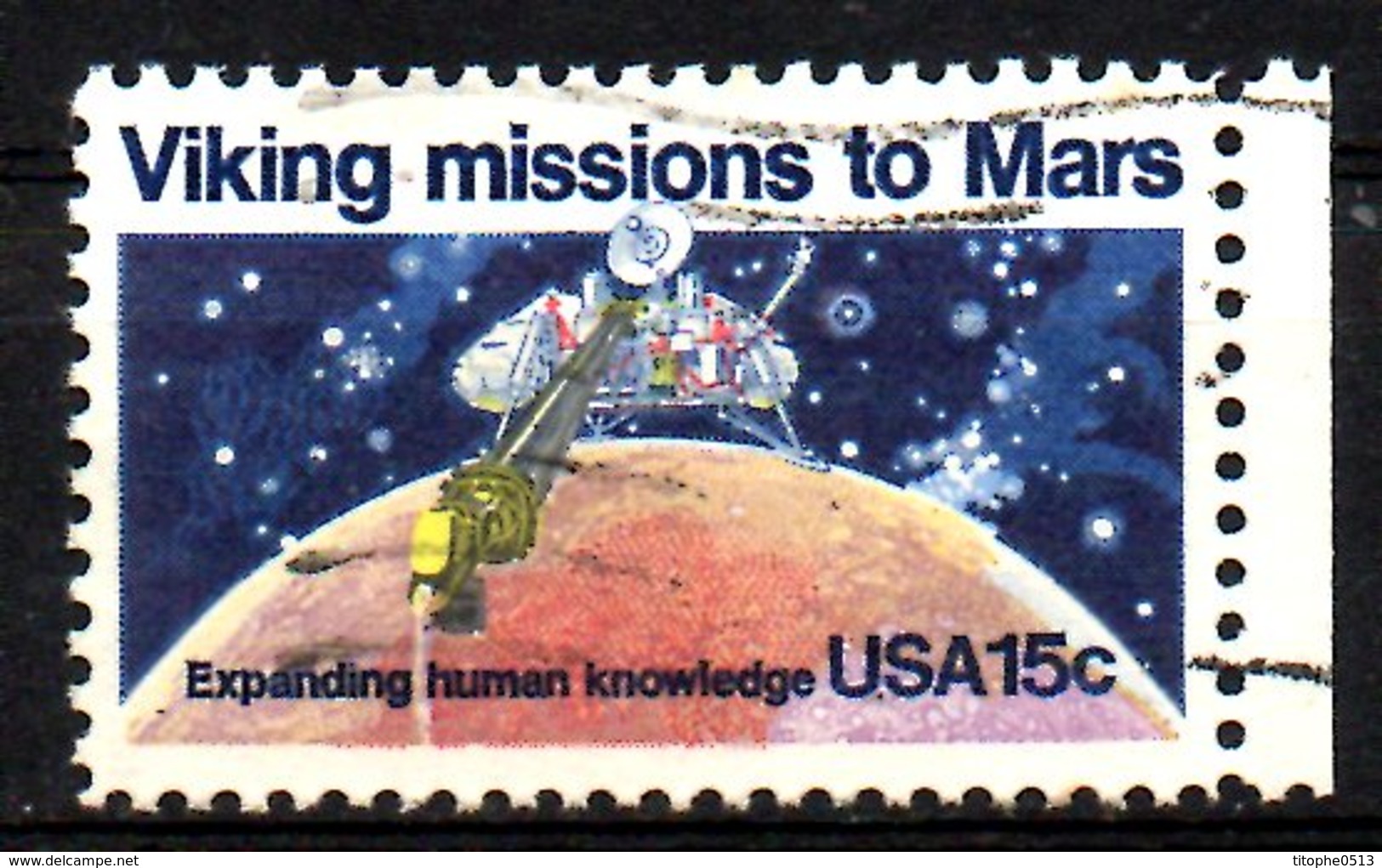 USA. N°1217 De 1978 Oblitéré. Viking I Sur Mars. - América Del Norte