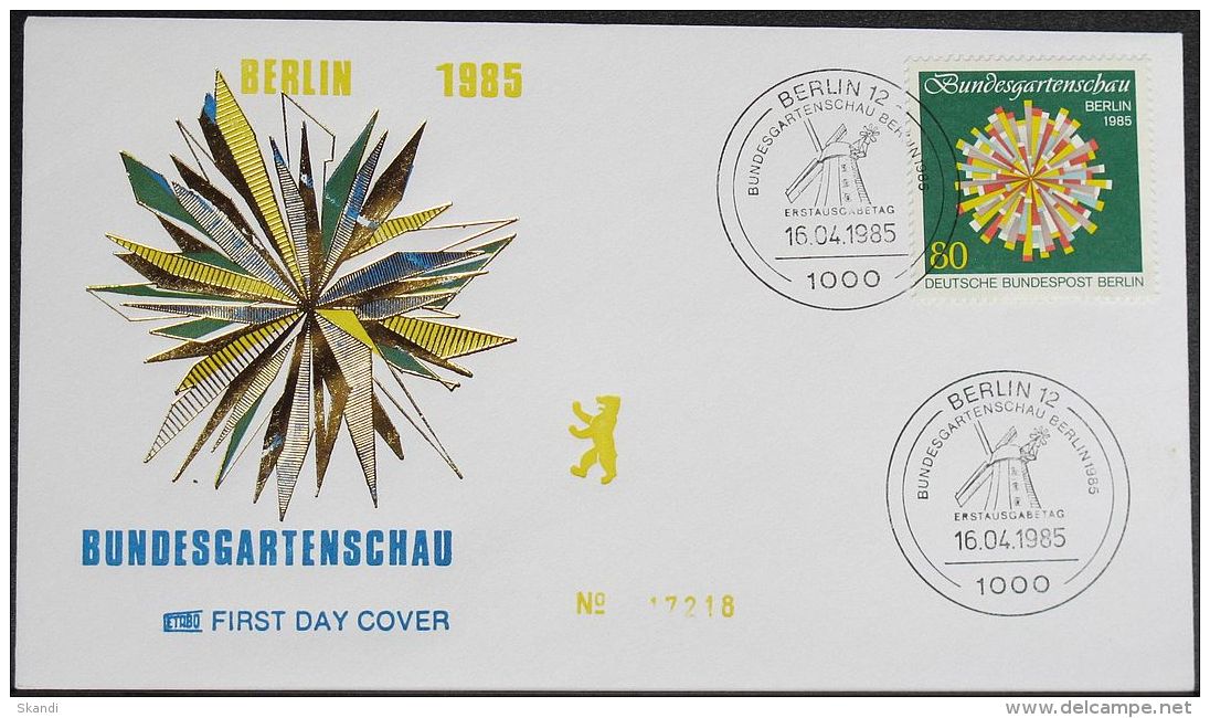 BERLIN 1985 Mi-Nr. 734 FDC - 1981-1990