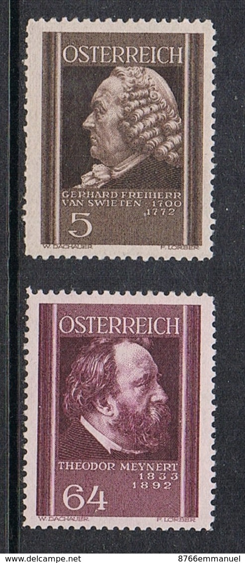 AUTRICHE N°506 ET 514 N* - Ungebraucht