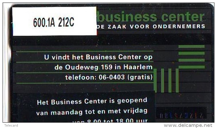 Telefoonkaart  LANDIS&amp;GYR NEDERLAND * RCZ.600.1a  212c * Business Center Haarlem * TK * ONGEBRUIKT * MINT - Privé