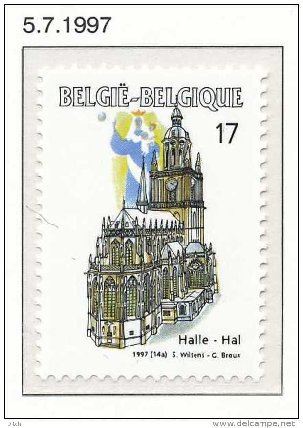 D- [153829] **/Mnh-[2711] Belgique 1997, Tourisme, Basilique St Martin De Hal, SNC - Kerken En Kathedralen