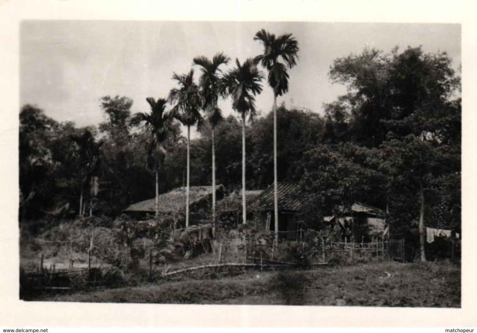 LOT DE 40 PHOTOS DE COCHINCHINE - SAIGON ET ENVIRONS A IDENTIFIER - ANNEE 1955