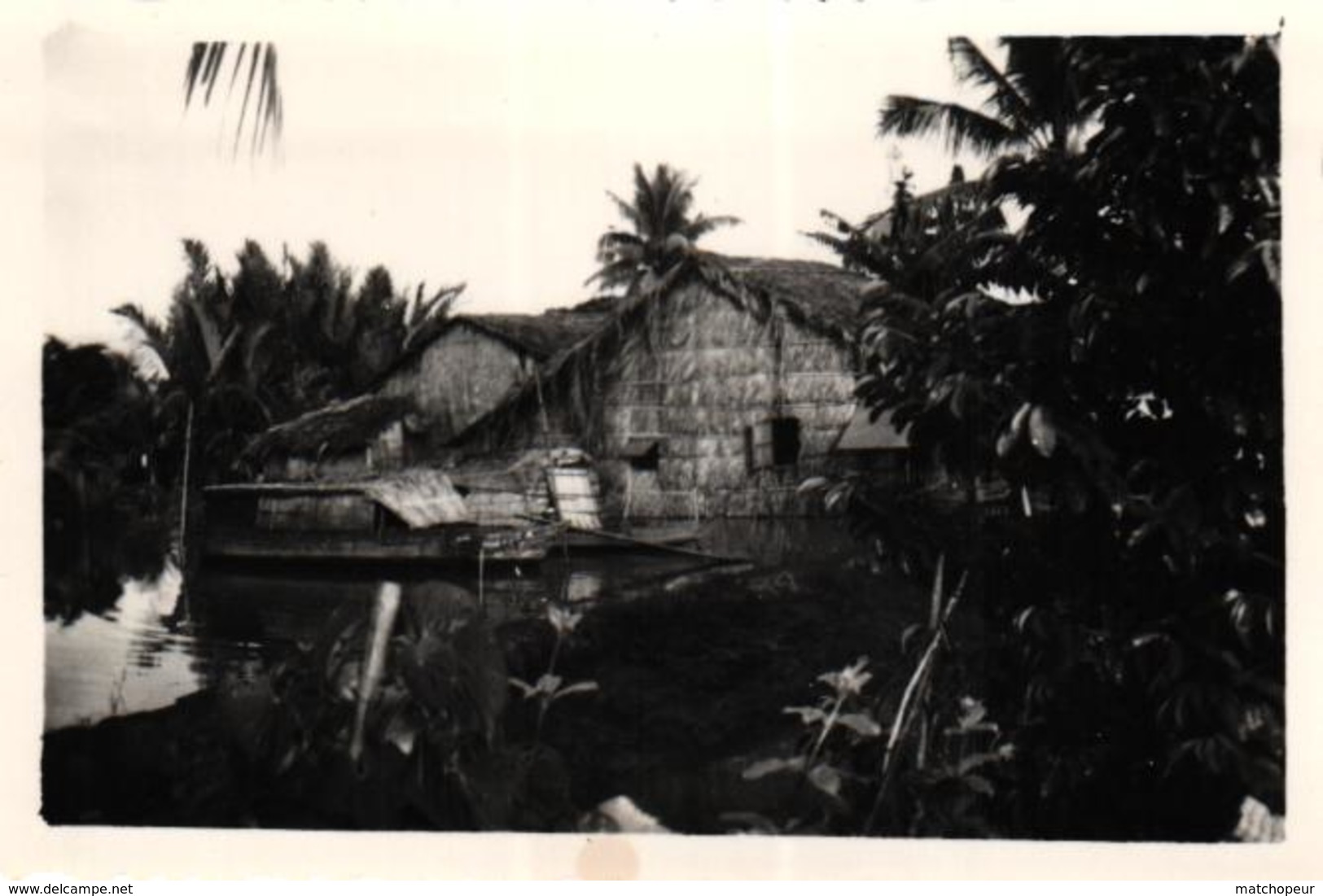 LOT DE 40 PHOTOS DE COCHINCHINE - SAIGON ET ENVIRONS A IDENTIFIER - ANNEE 1955