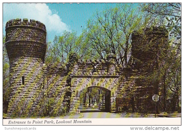 Tennessee Chattanooga Entrance To Point Park Lookout Mountain - Chattanooga