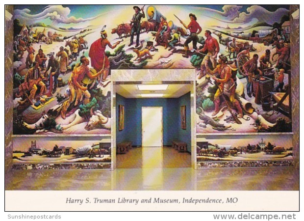 Missouri Independence Harry S Truman Library And Museum Mural "Independence And The Opening Of The West" - Independence