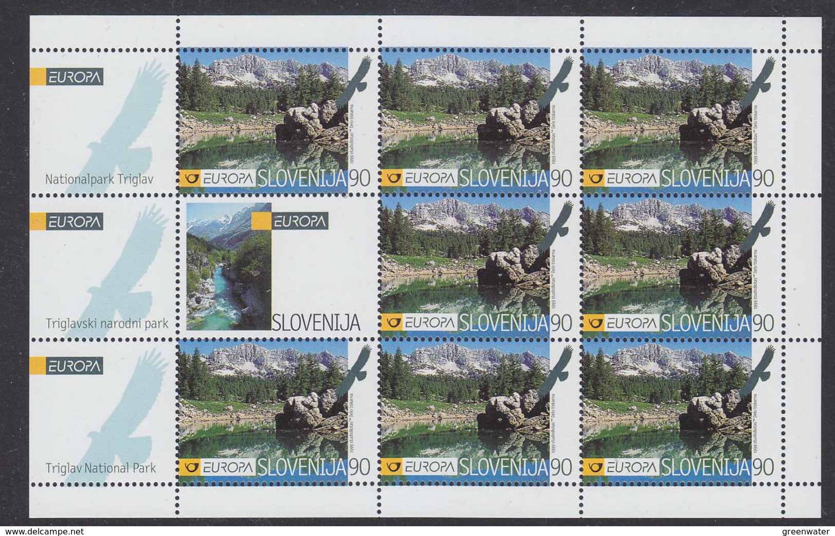 Europa Cept 1999 Slovenia 1v  Sheetlet ** Mnh (39324B) - 1999