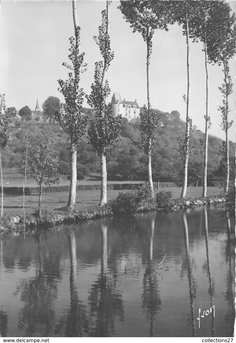 53-SAINTE-SUZANNE- LES BORDS DE L'ERVE ET LE CHATEAU - Sainte Suzanne