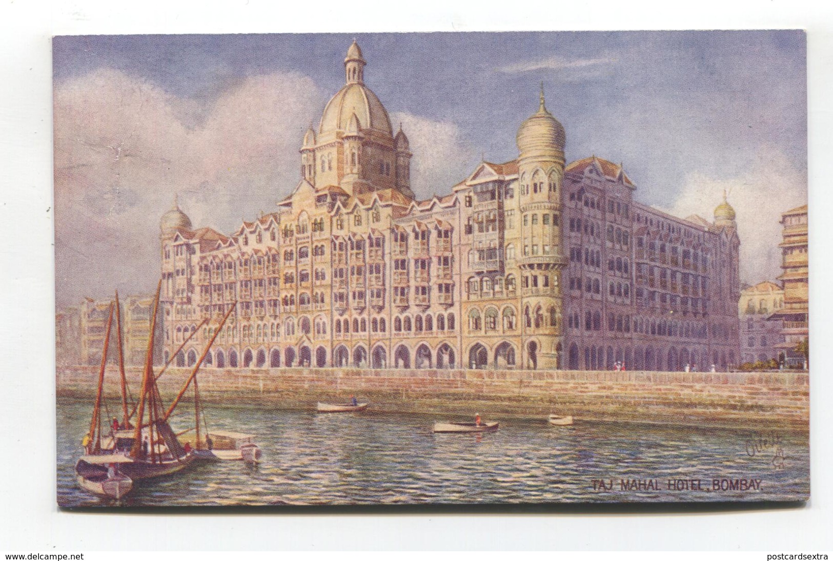 Bombay - Taj Mahal Hotel - Old Tuck Postcard No. 8925 - India