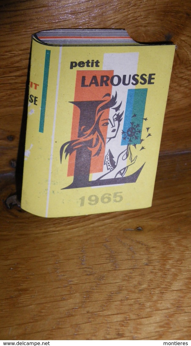 LAROUSSE Calendrier De Poche 1965 Dictionnaire En Trompe L'oeil - Librairie SOHIER Le Raincy 93 - Petit Format : 1961-70