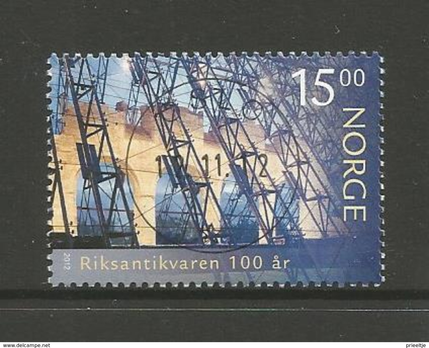 Norway 2012 Hamar Cathedral Central Cancel Y.T. 1748 (0) - Usati