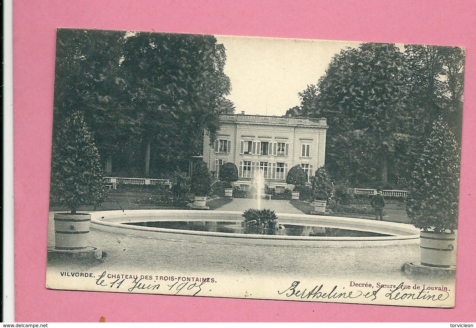 C.P. Vilvoorde =   Château  Des  Trois-Fontaines - Vilvoorde