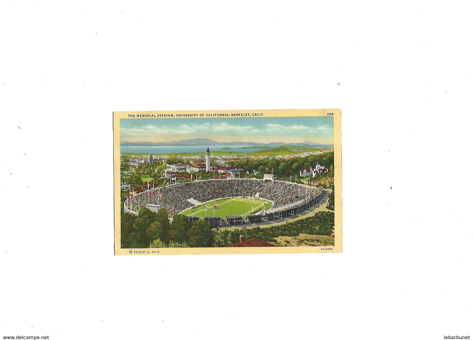 Carte Postale Etats-Unis  The Mémorial Stadium University Of California - Sonstige & Ohne Zuordnung