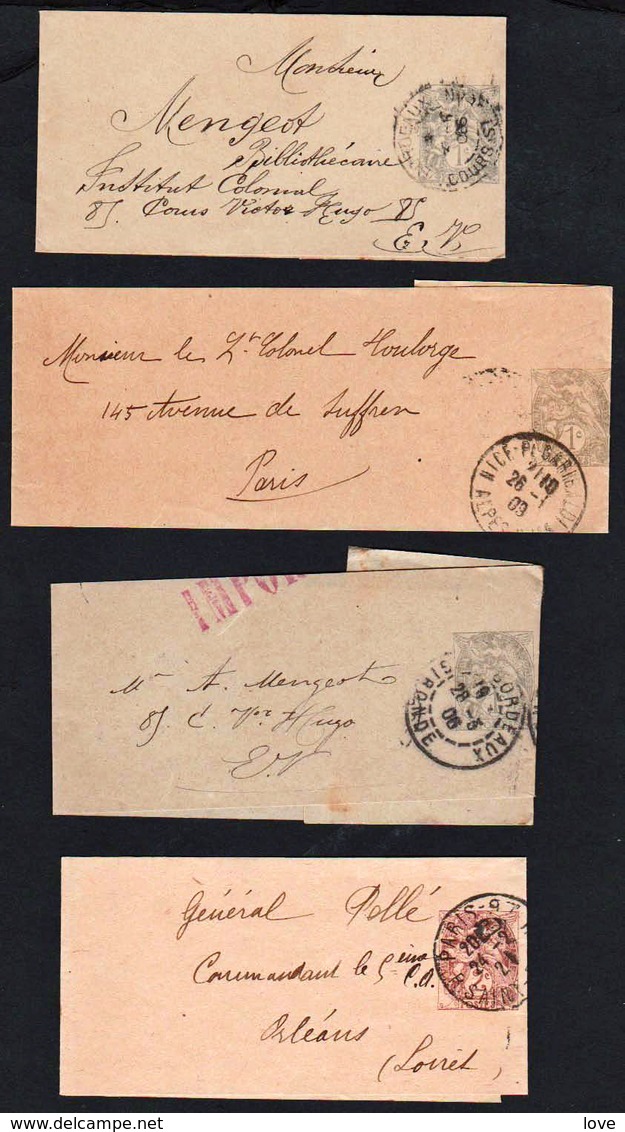 FRANCE Et ETRANGER: Bandes Pour Journaux/ Entiers Postaux: RARE Lot De 17 Bandes Pour Journaux - Bandes Pour Journaux