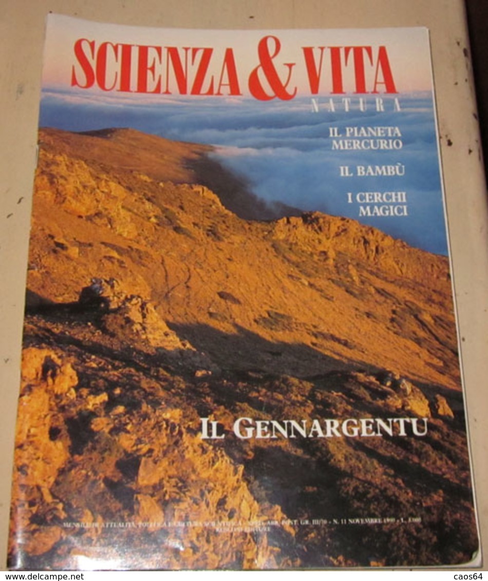 SCIENZA & VITA NOVEMBRE 1990 - Textes Scientifiques
