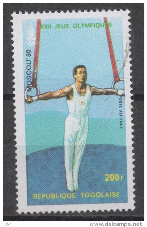 TOGO   PA 408   * *   JO 1980   Gymnastique  Anneaux - Gymnastique