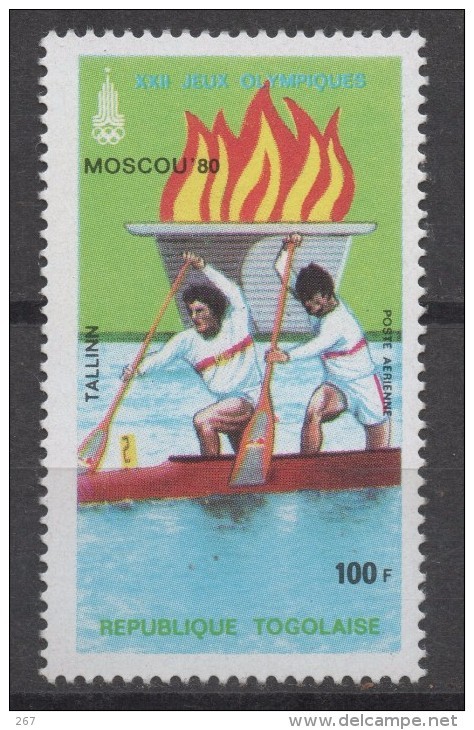 TOGO   PA 407   * *   JO 1980   Canoe - Kanu