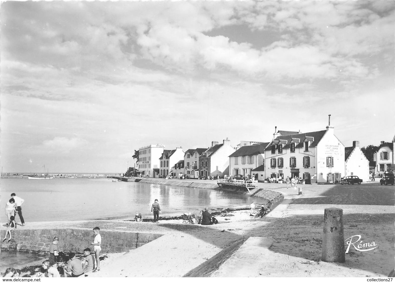 56-QUEBERON-PRESQU'IL-SAINT-PIERRE - LA CALE ET LES HÔTELS - Quiberon