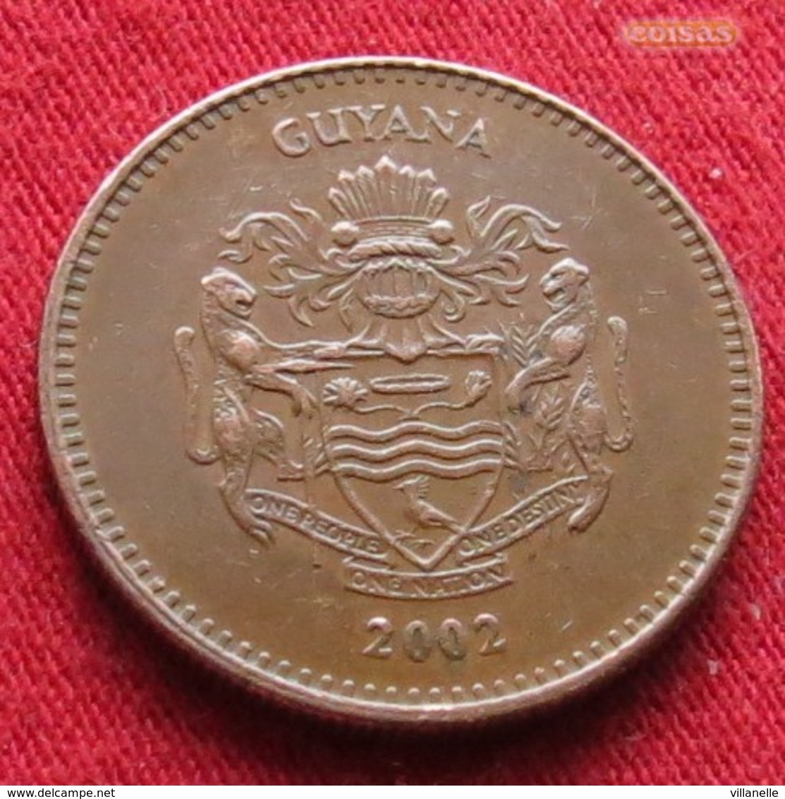 Guyana 5 Dollars 2002 KM# 51 Guiana - Guyana