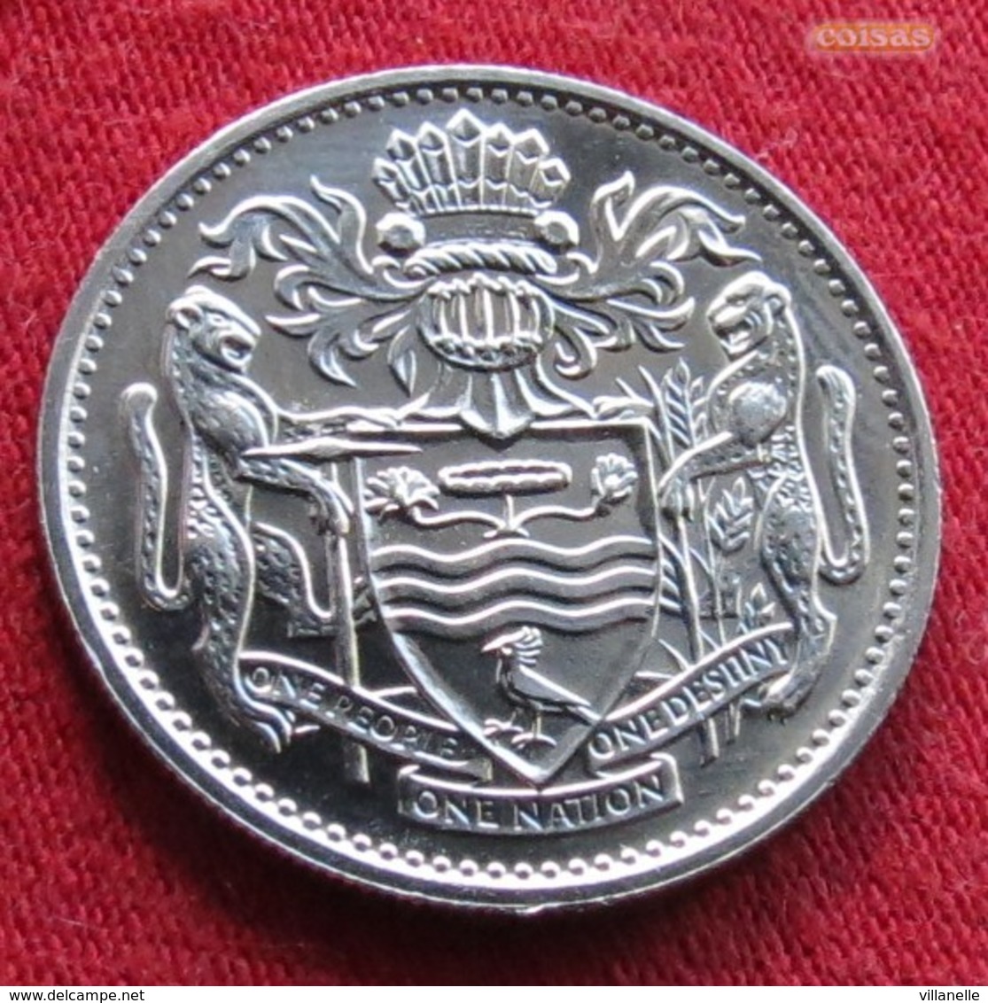 Guyana 25 Cents 1990 KM# 34 Guiana - Guyana