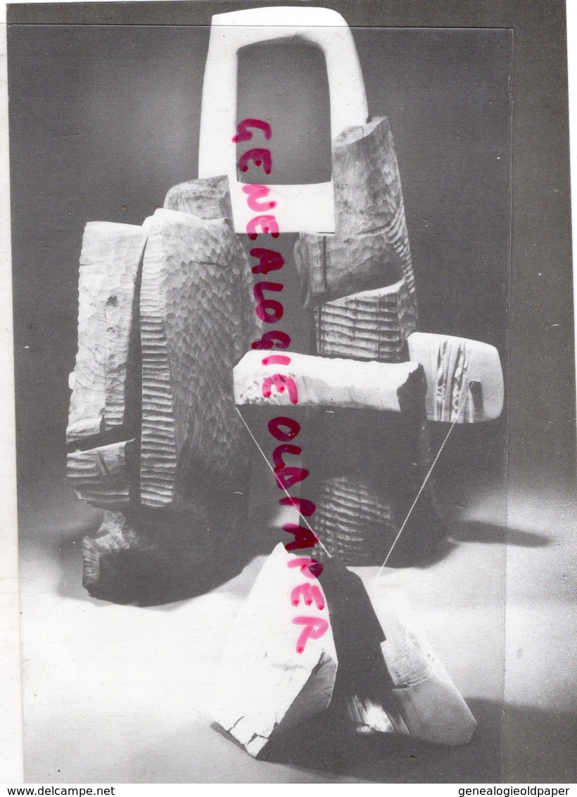19- TULLE - CARTE MUSEE DU CLOITRE - VERNISSAGE BERNARD FOUCHER -PEINTRE SCULPTEUR SAMEDI 22-9-1990 - Advertising