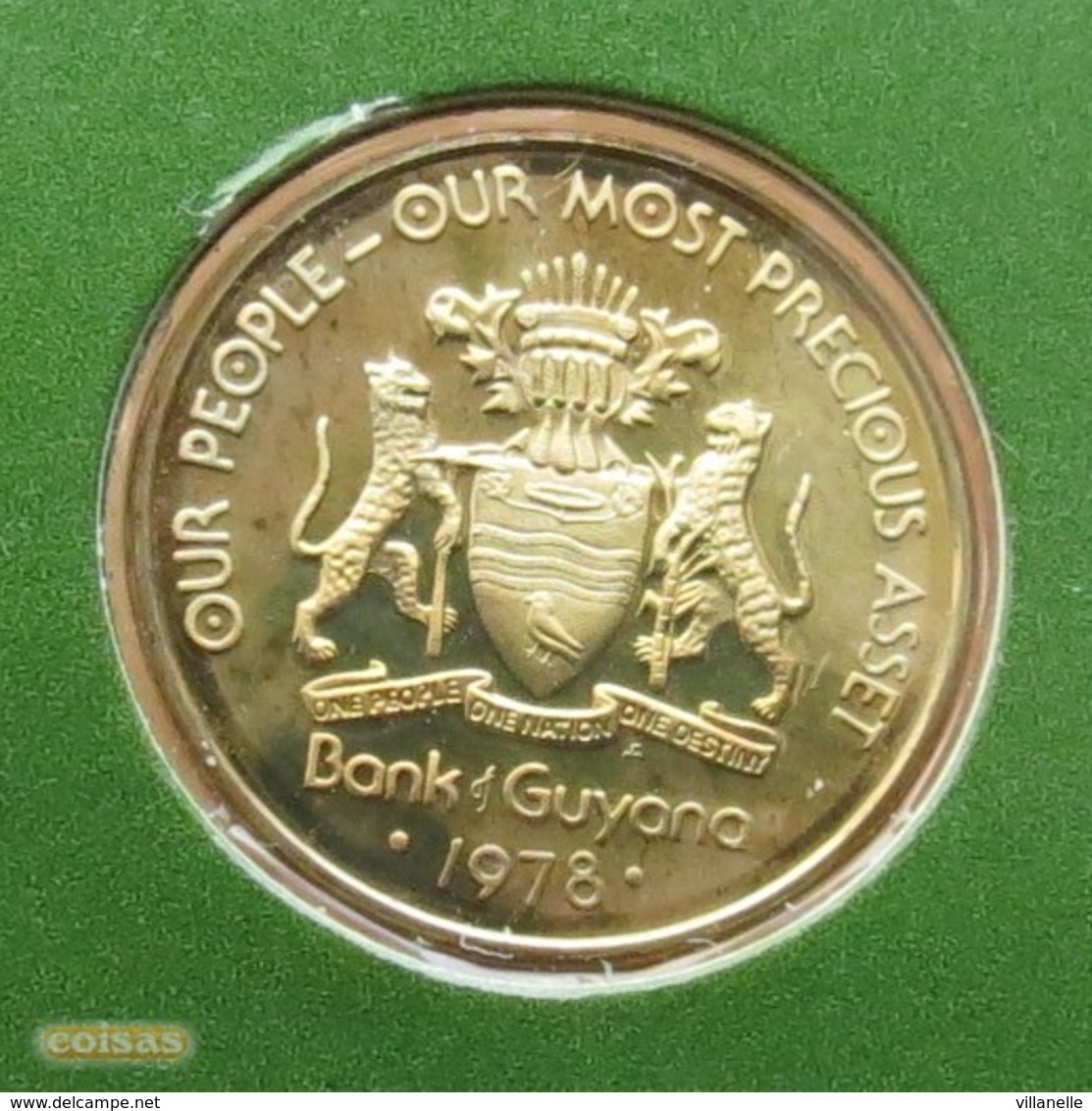 Guyana 1 Cent 1978 Proof  Guiana - Guyana