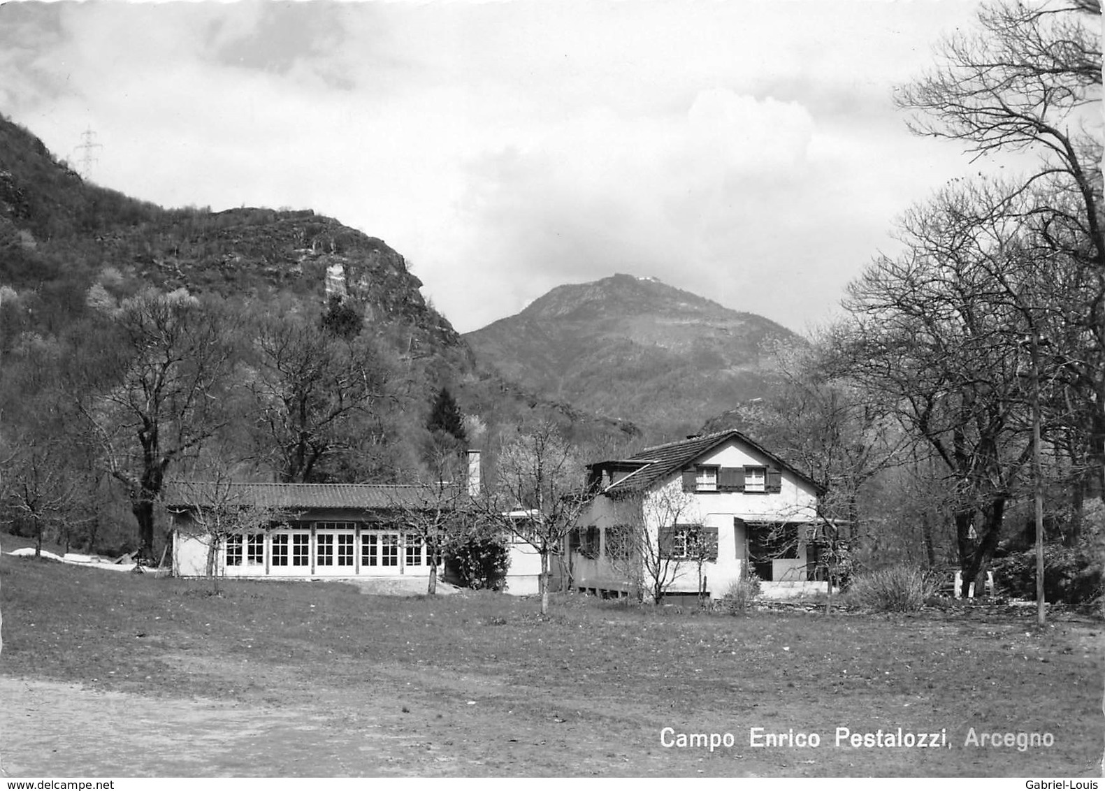 Campo Enrico Pestalozzi, Arcegno ( Carte 10 X 15 Cm) - Campo