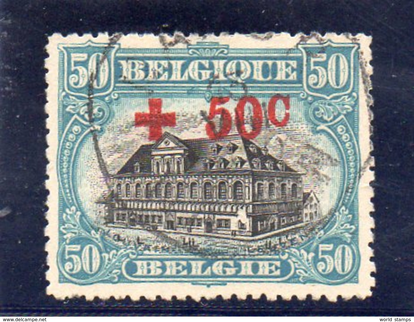 BELGIQUE 1918 O - 1918 Croix-Rouge