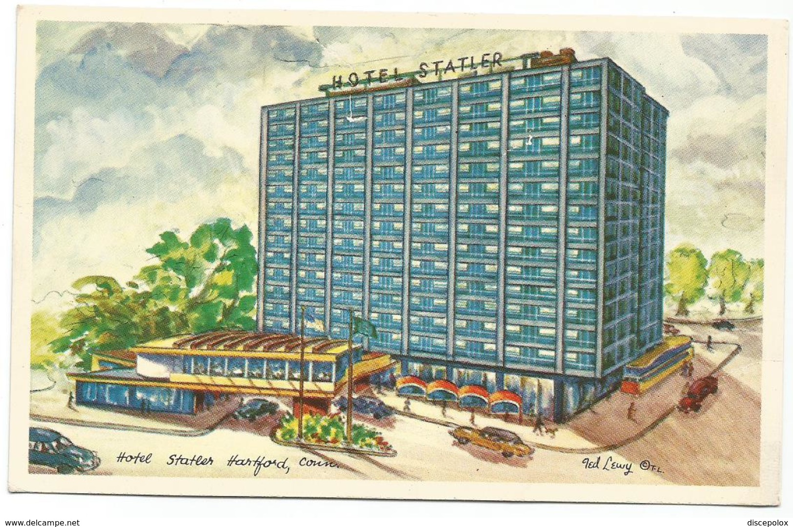 X3155 Hartford - Hotel Statler - Illustrazione Illustration / Non Viaggiata - Hartford