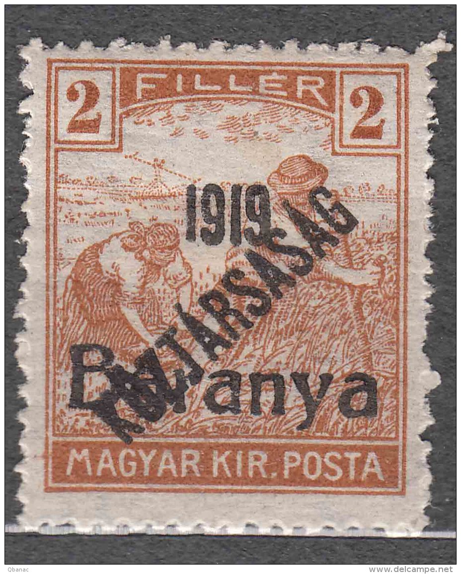 Hungary Baranya 1919 Mi#43 Mint Hinged - Baranya