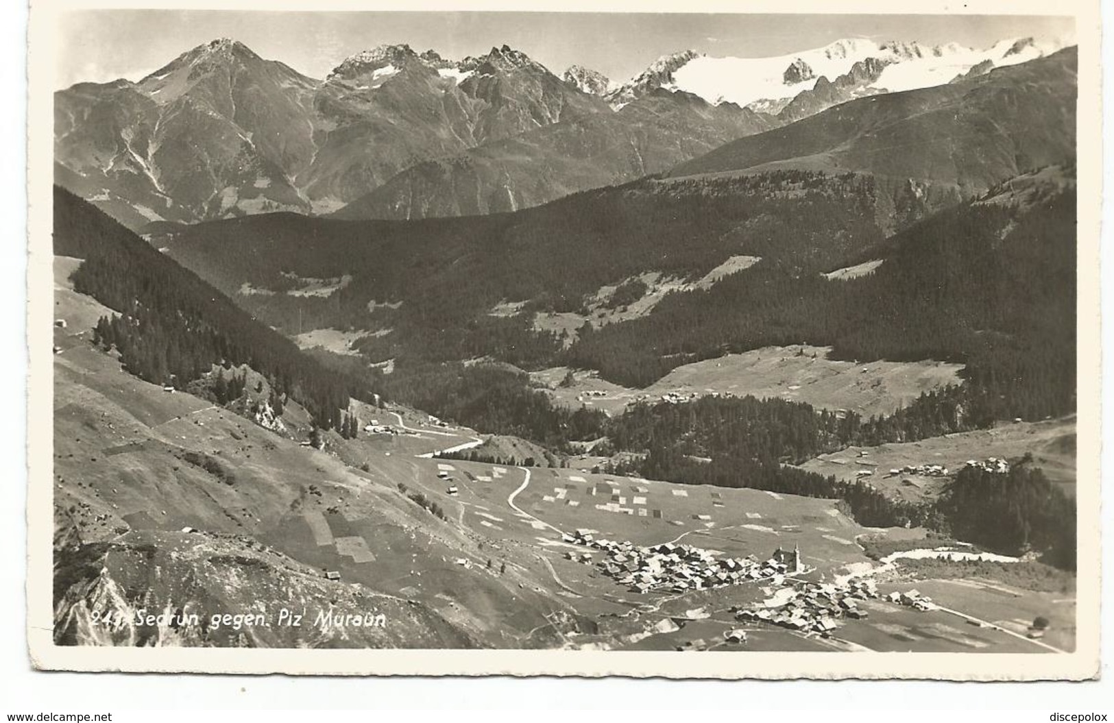 X3158 Tujetsch - Sedrun Gegen Piz Muraun / Viaggiata 1961 - Tujetsch