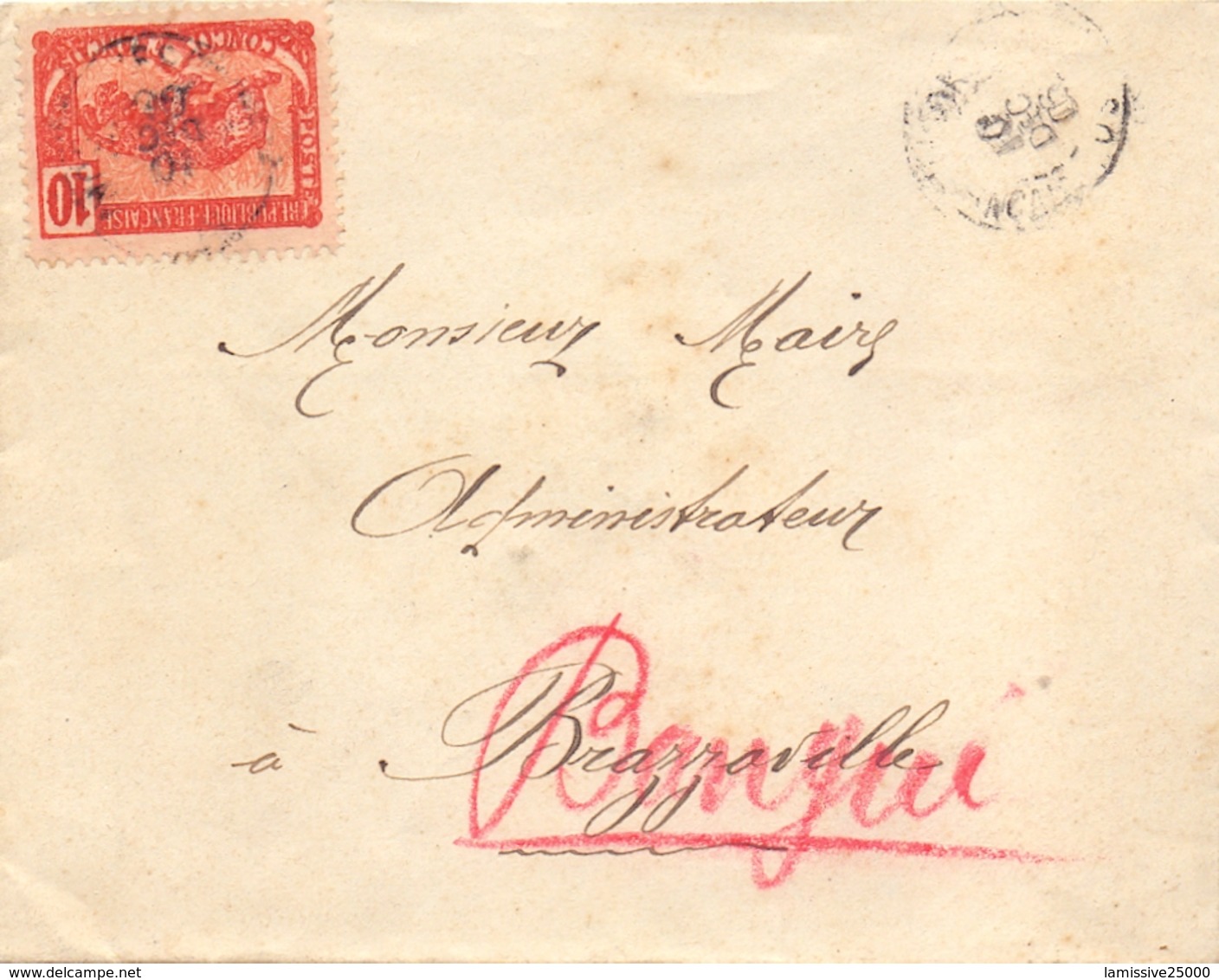 Congo Lettre Pour Bangui - Storia Postale