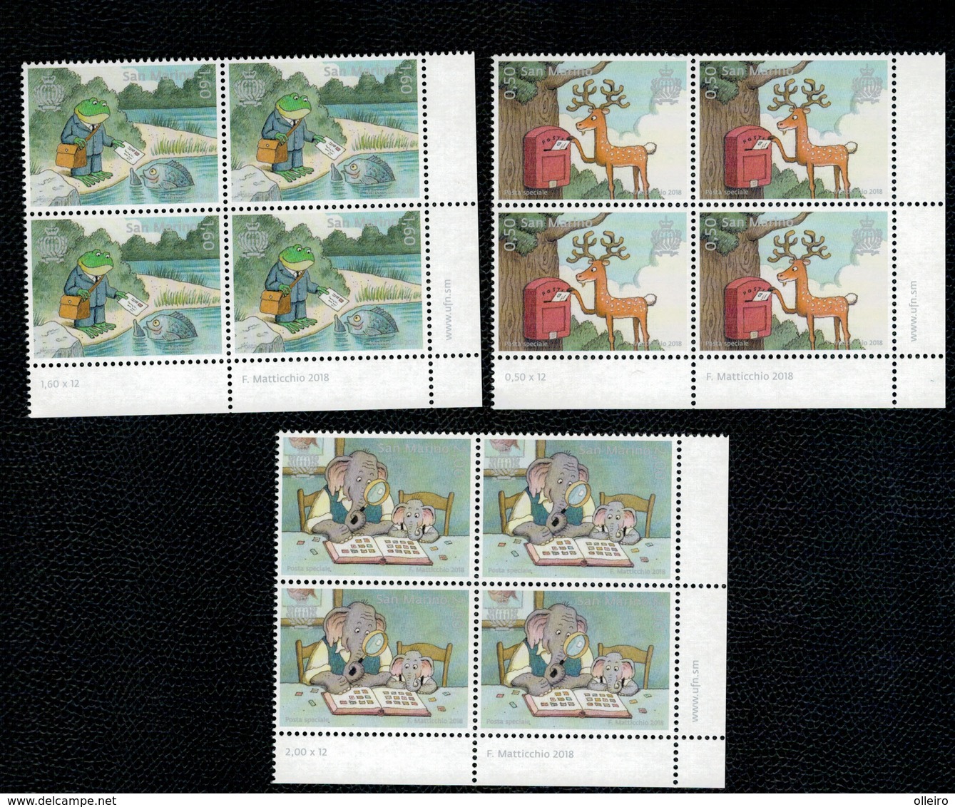 San Marino 2018 Posta Speciale 3v In Quartine  Complete Set ** MNH - Unused Stamps
