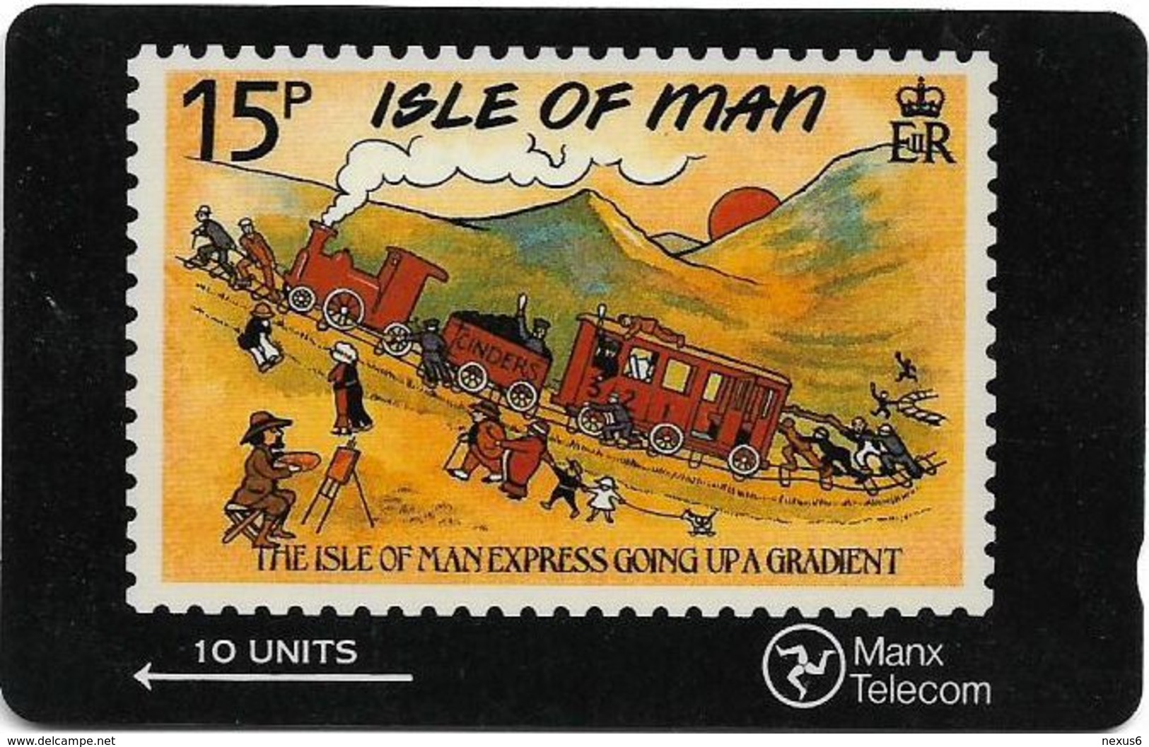 Isle Of Man - Stamps - IOM Express - 6IOMA - 1990, 15.000ex, Used - Isla De Man