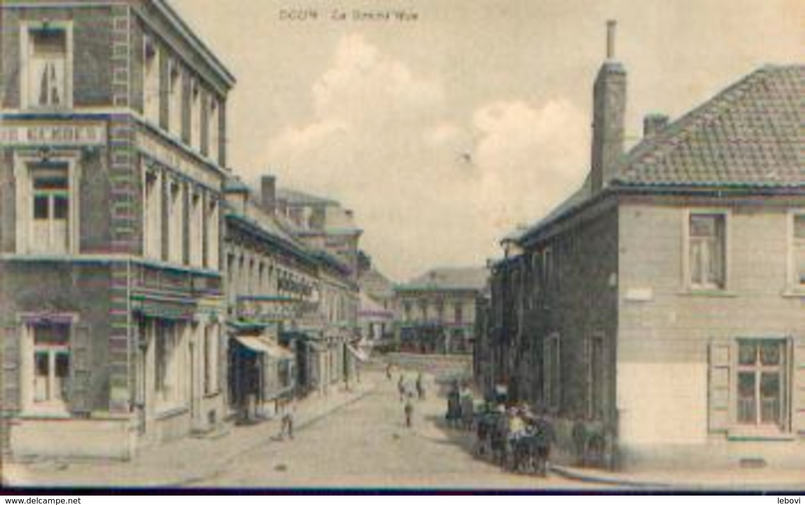 DOUR « La Grand’rue» - Ed. Ets. Vaubert (1910) - Dour