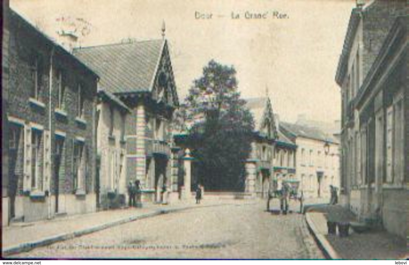 DOUR « La Grand’rue» - Ed. Ets. Vaubert, Dour (1912) - Dour