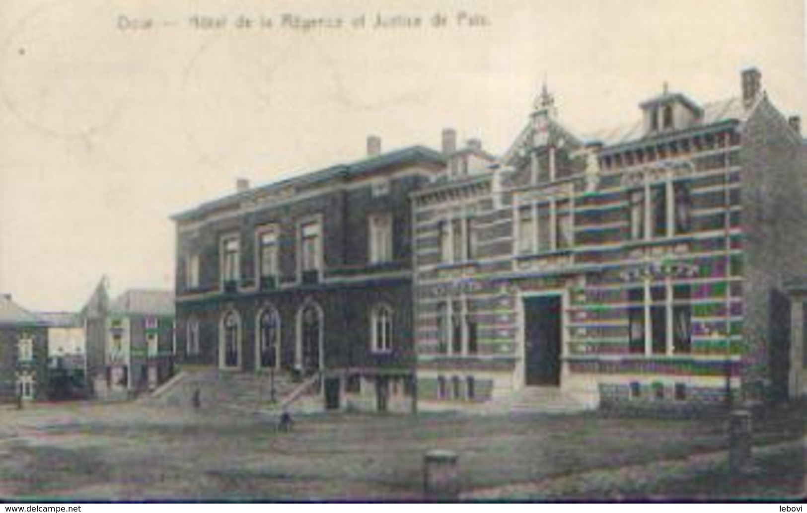 DOUR « Hôtel De La Régence Et Justice De Paix» - Ed. Thiry Frères, Dour (1912) - Dour