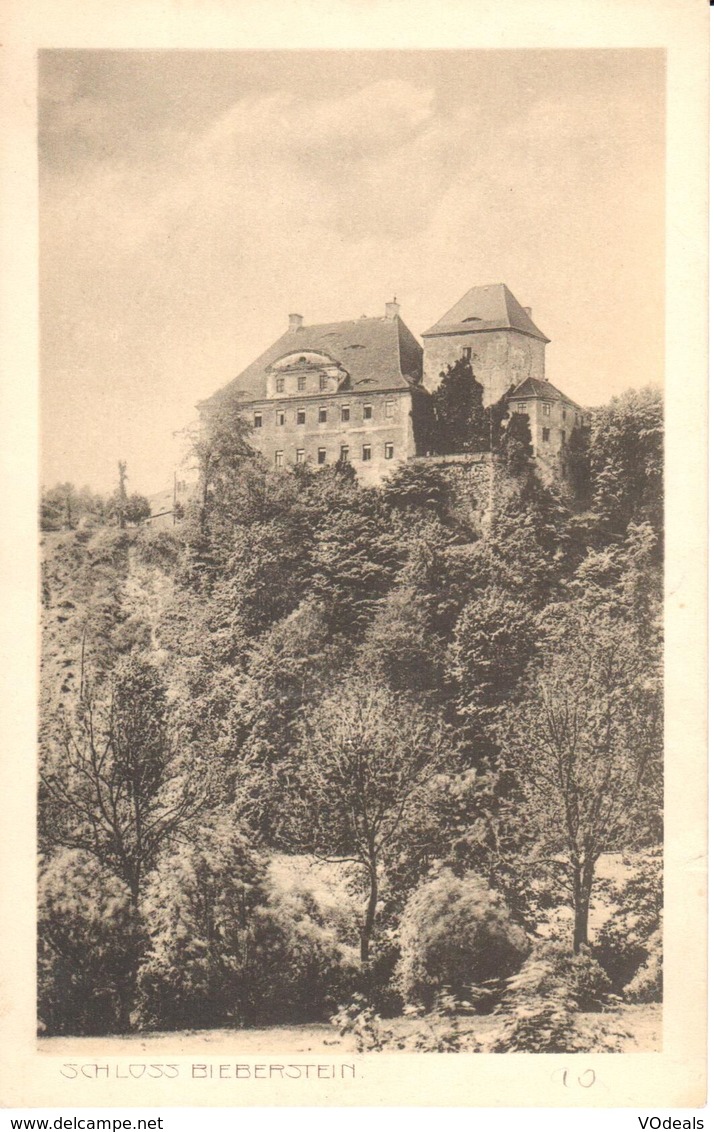 Deutschland - Saxe - Reinsberg (Sachsen) - Schloss Bieberstein - Reinsberg (Sachsen)