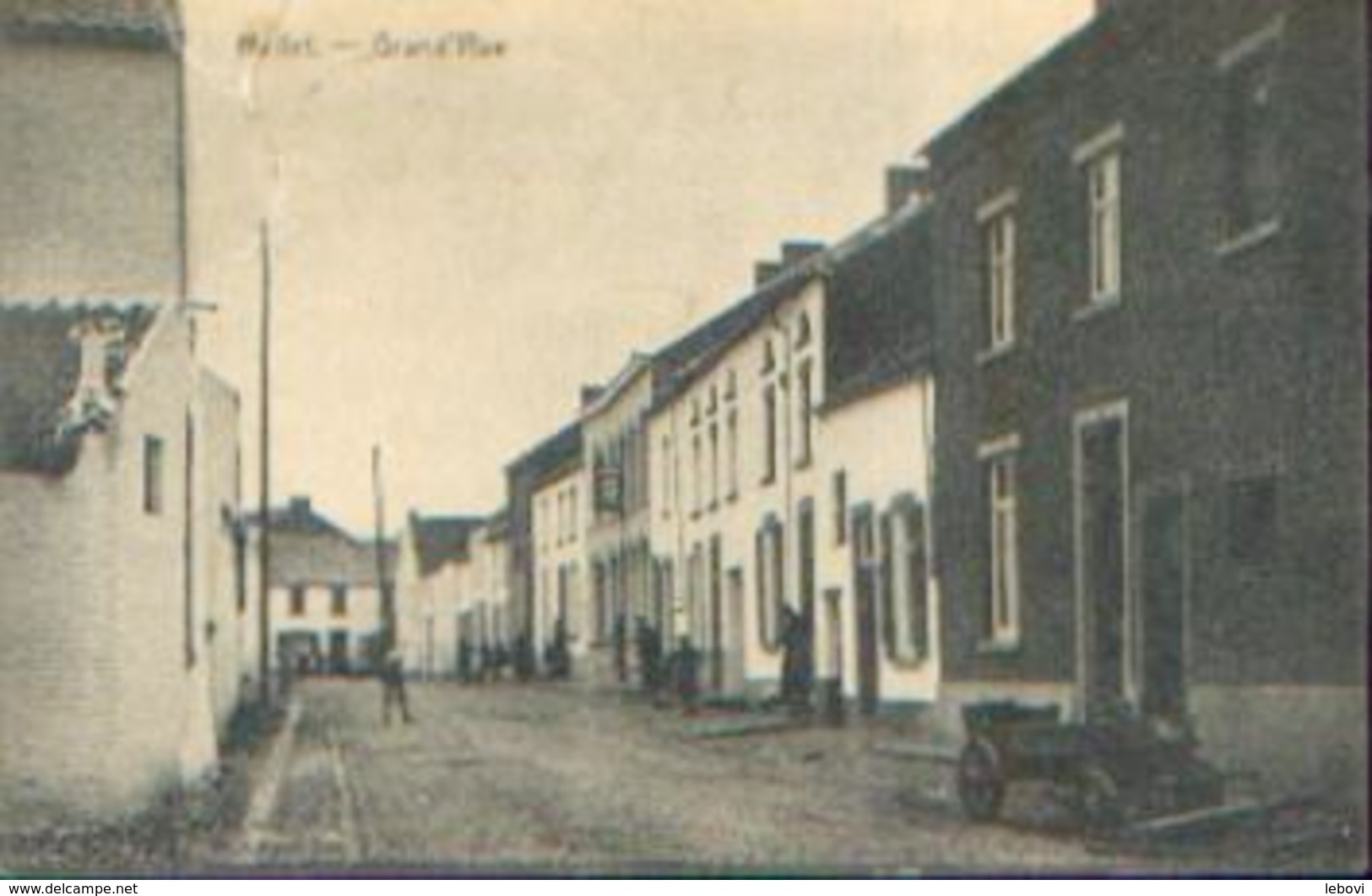 MELLET « Grand’rue» Ed. Armand Bouffioux, Mellet (1920) - Les Bons Villers