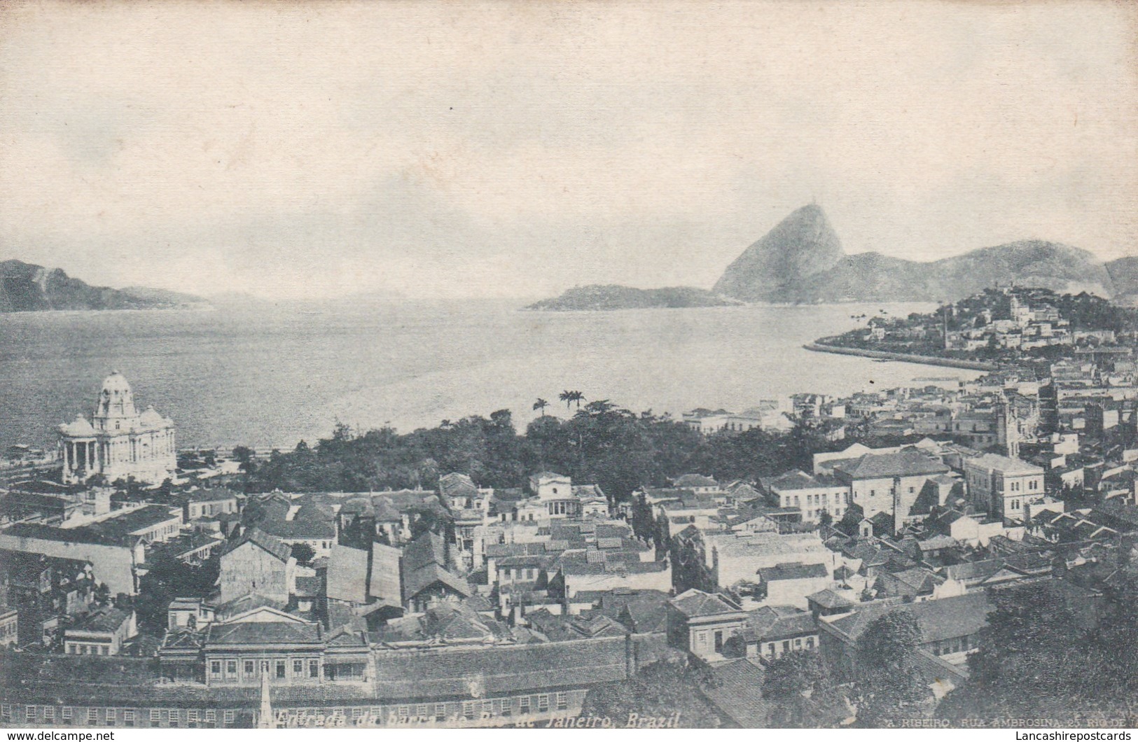 Postcard Entrada Da Barra Do Rio De Janeiro Brazil My Ref  B12314 - Rio De Janeiro