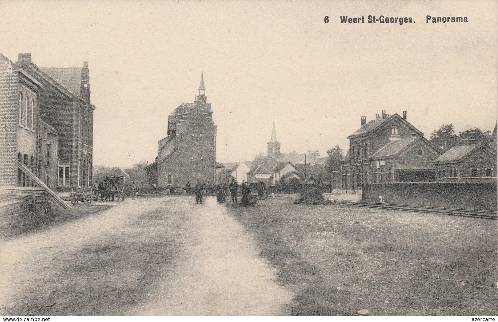 Weert St-Georges,Sint-Joris-Weert , Panorama ,( à Droite,  Gare Du TRAIN ) Statie , Station (laflotte N°6 ) - Oud-Heverlee